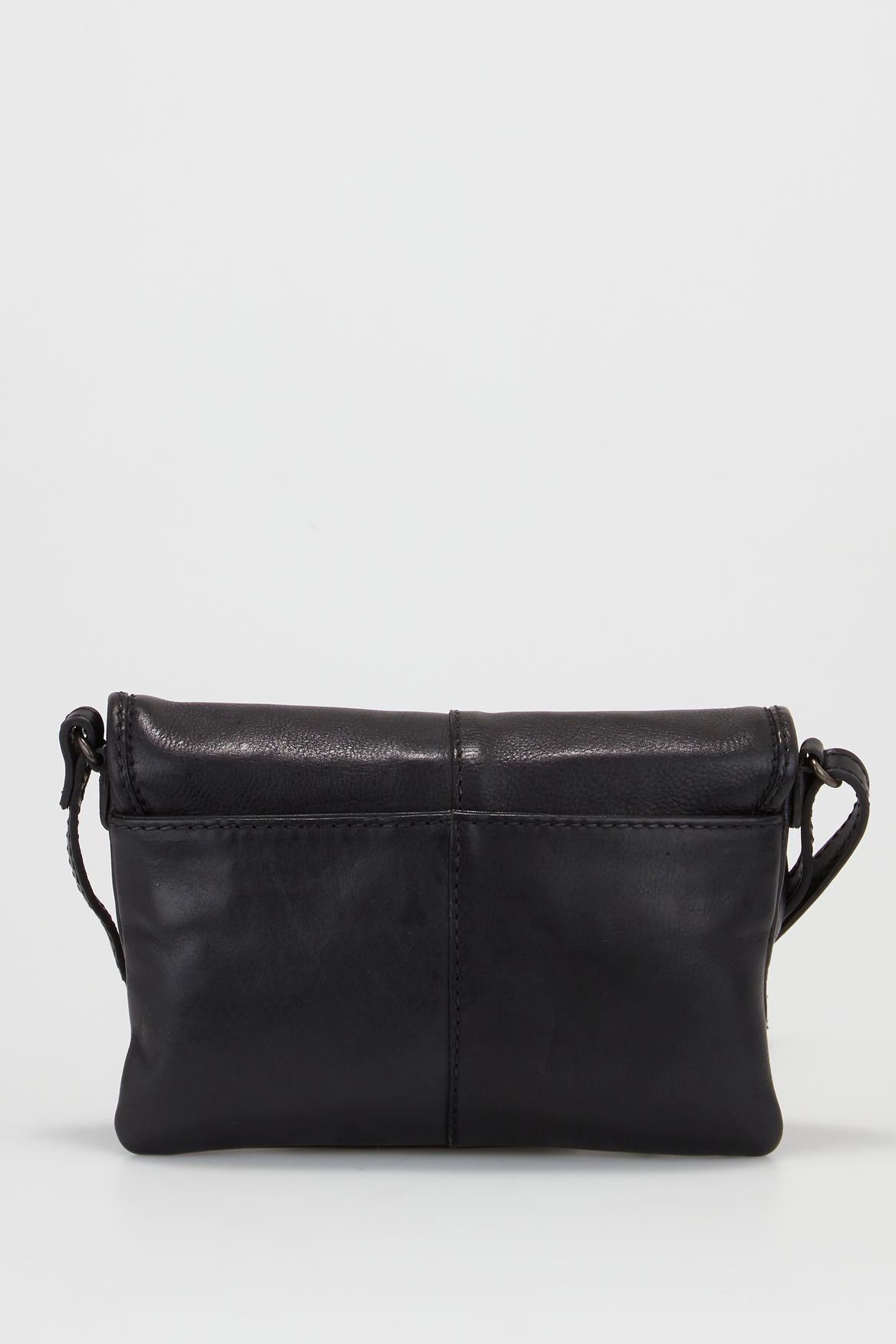 Alba Leather Small Flapover Bag