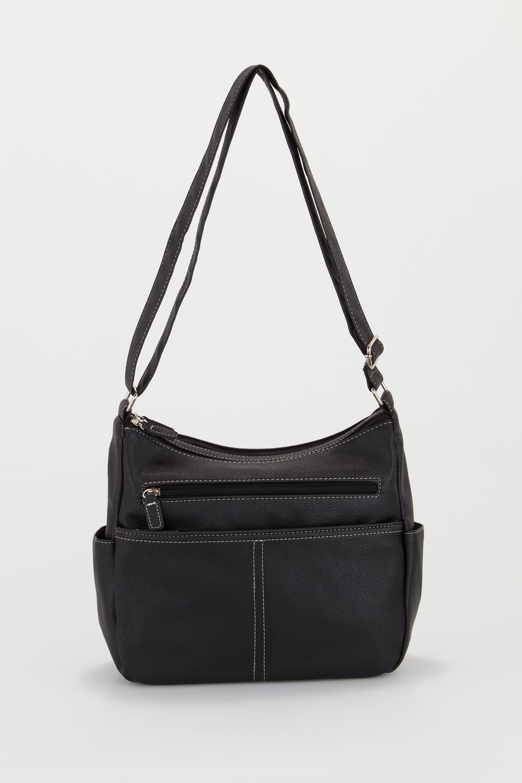 Contrast Stitch Crossbody Bag