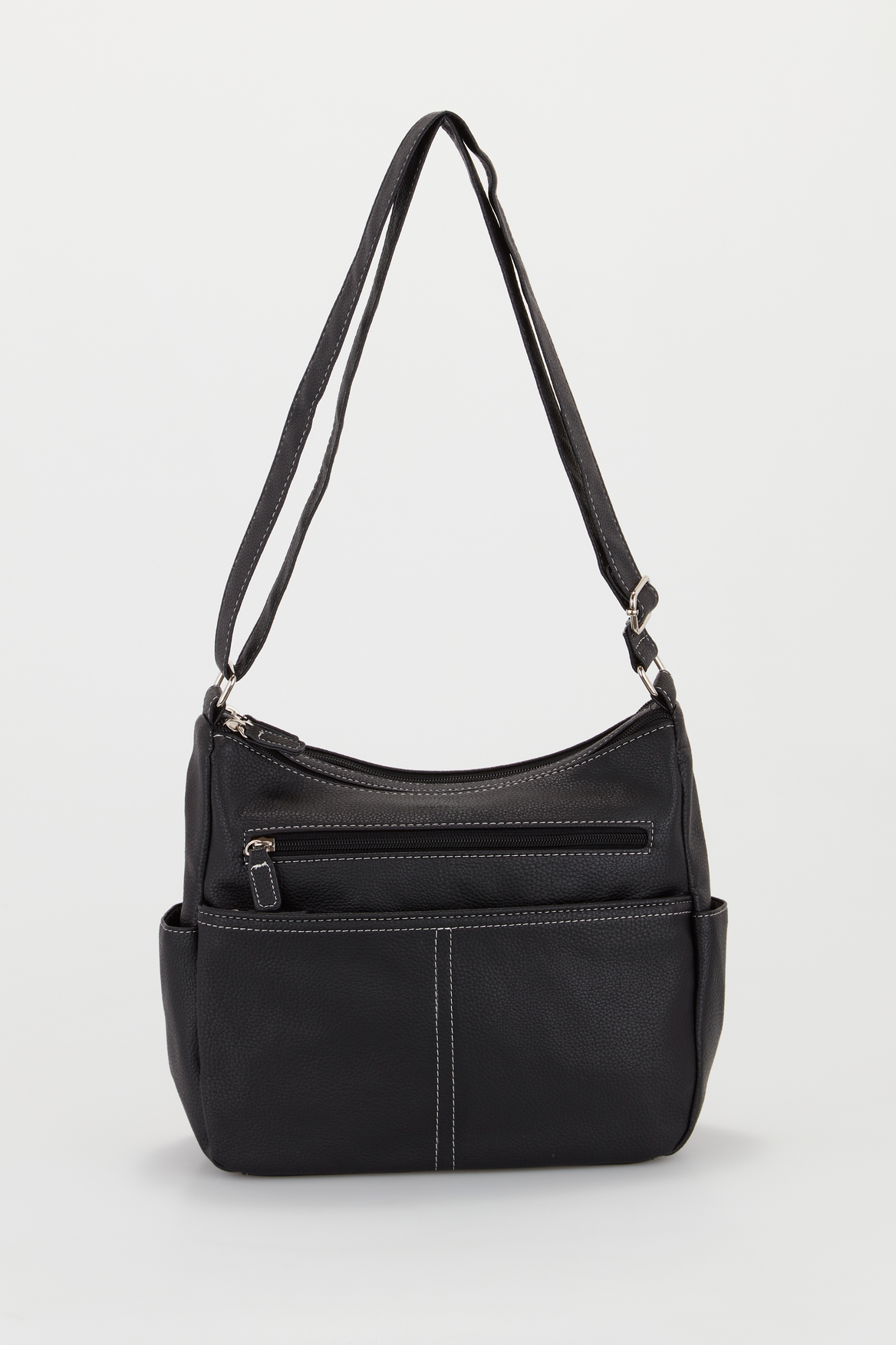 Contrast Stitch Crossbody Bag