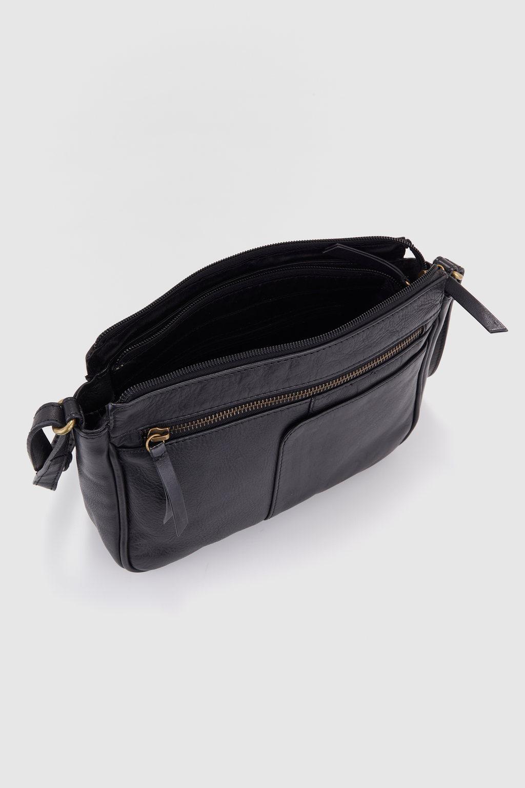 Abi Leather Crossbody Bag