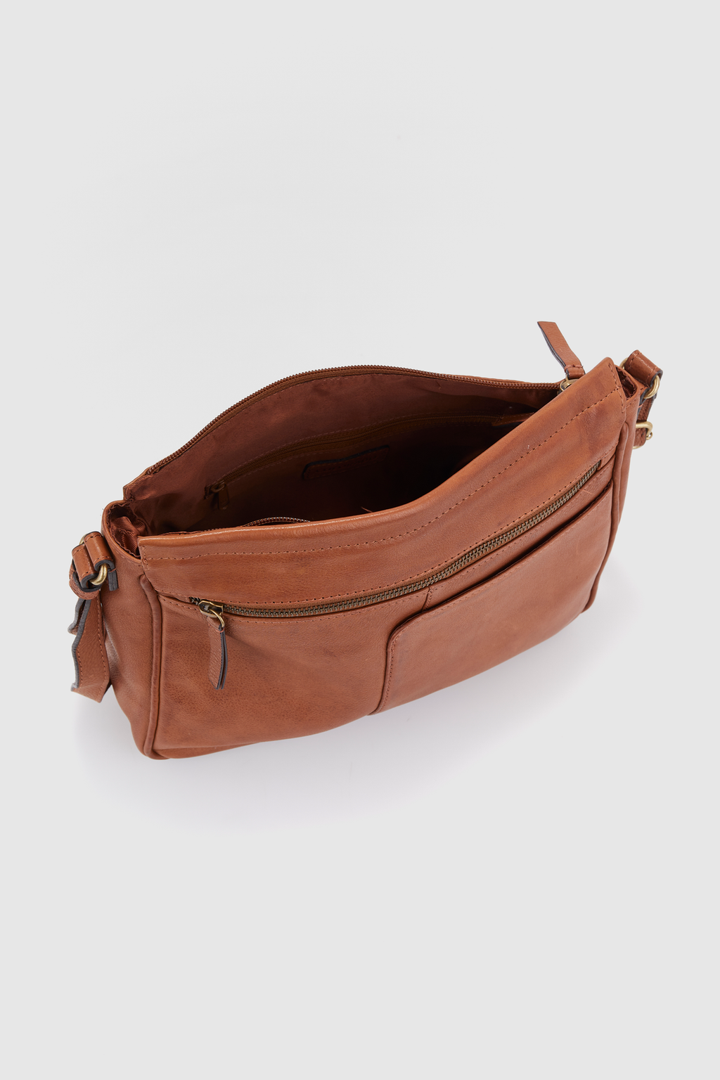 Abi Leather Large Crossbody Bag