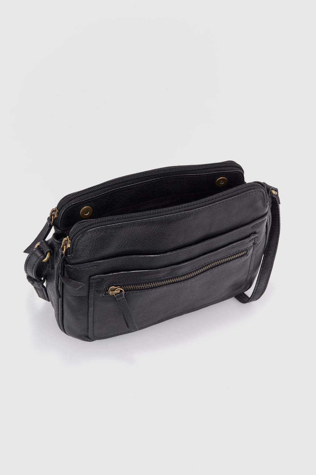 Cai Leather Crossbody Bag