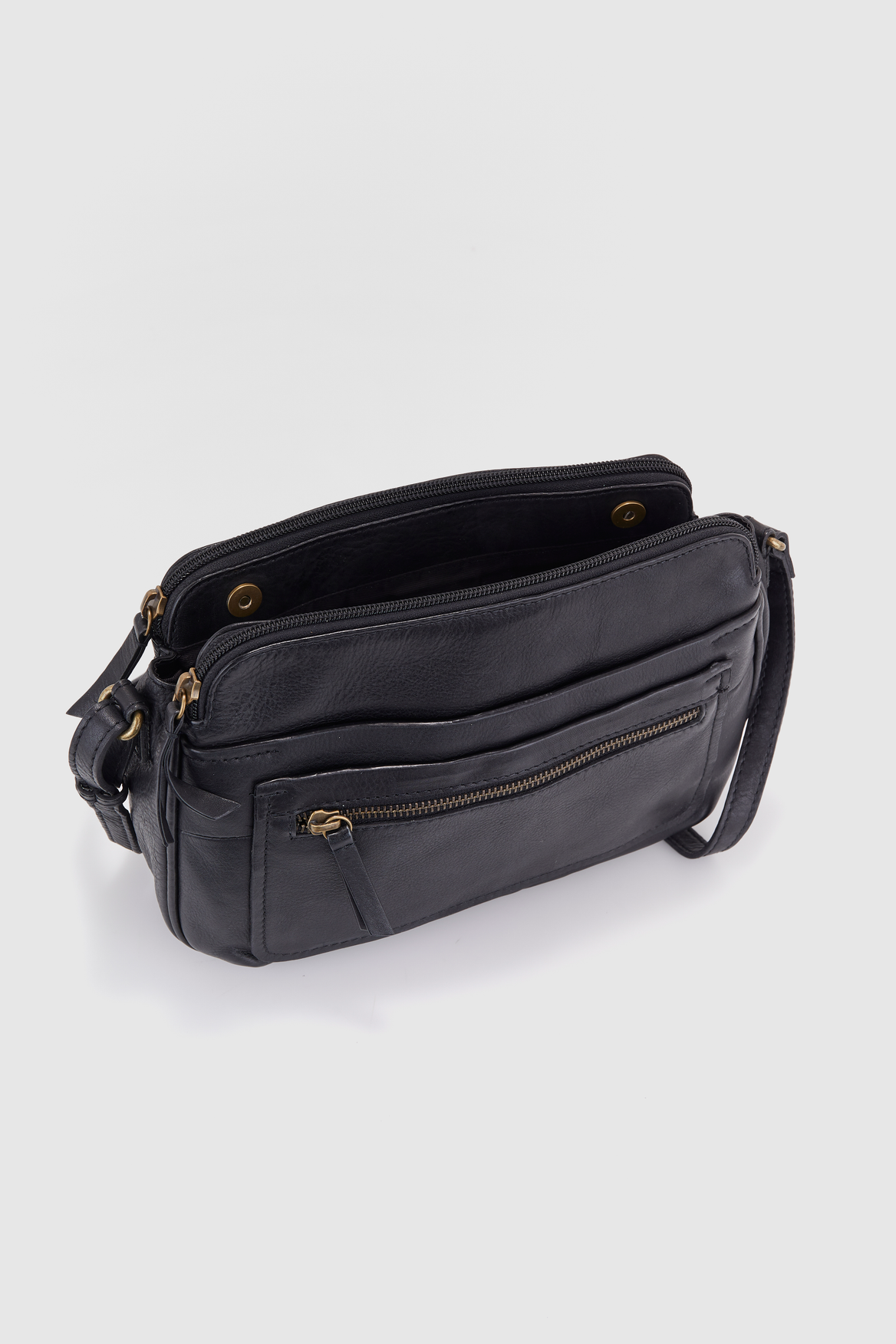 Cai Leather Crossbody Bag
