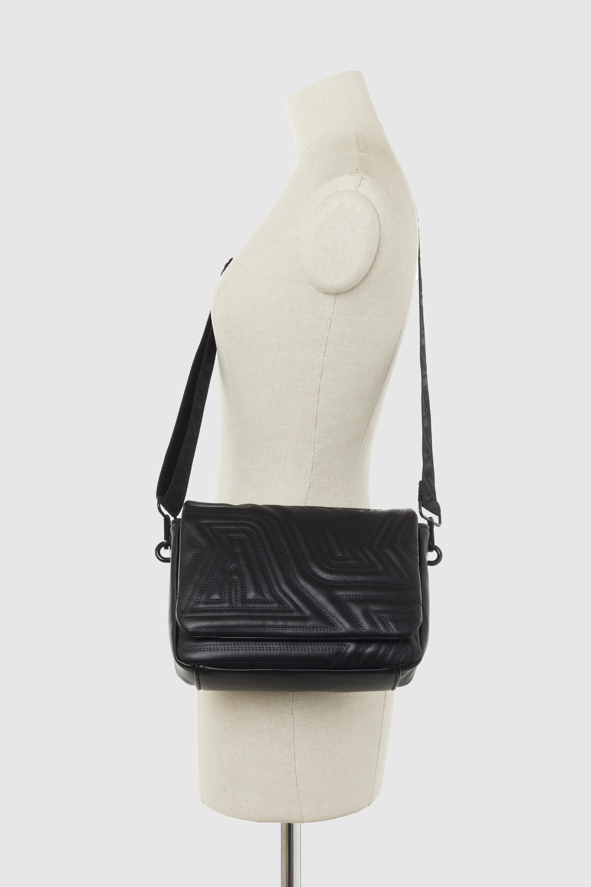 Astrid Quilt Flapover Crossbody Bag